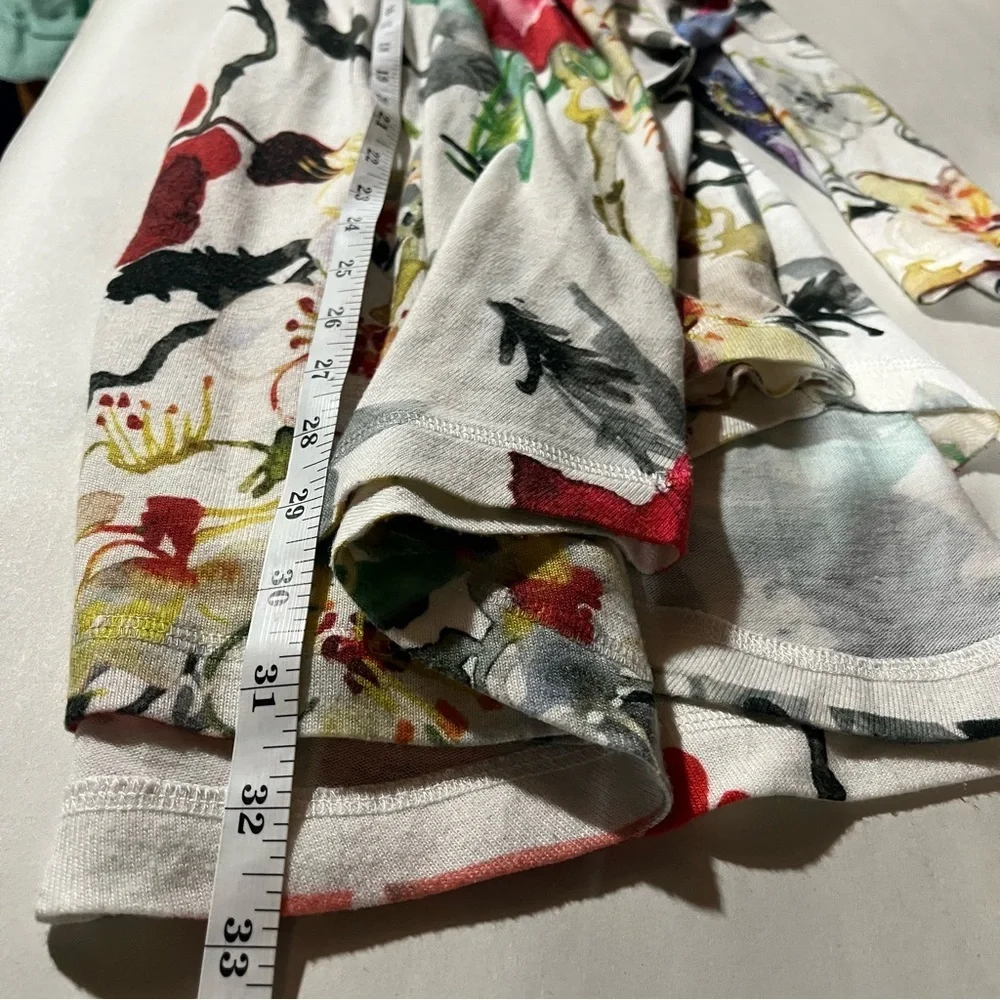 Soft Surroundings Multicolor Floral Sweater Blouse 2X - Picture 7 of 9